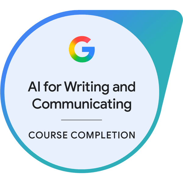 AI for Writing and Communicating verified badge